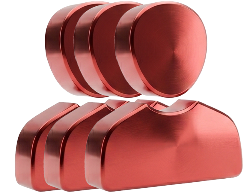 3D Red User Avatars